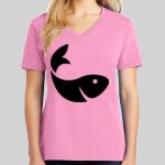 Ladies Core Cotton V Neck Tee Thumbnail