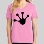 Ladies Core Cotton V Neck Tee Thumbnail