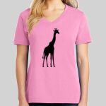 Ladies Core Cotton V Neck Tee Thumbnail