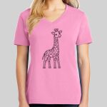 Ladies Core Cotton V Neck Tee Thumbnail