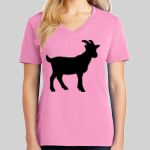 Ladies Core Cotton V Neck Tee Thumbnail