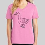 Ladies Core Cotton V Neck Tee Thumbnail