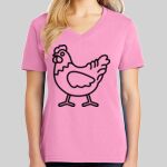 Ladies Core Cotton V Neck Tee Thumbnail