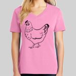 Ladies Core Cotton V Neck Tee Thumbnail