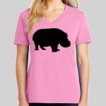 Ladies Core Cotton V Neck Tee Thumbnail