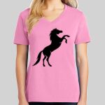 Ladies Core Cotton V Neck Tee Thumbnail