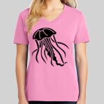 Ladies Core Cotton V Neck Tee Thumbnail