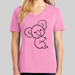 Ladies Core Cotton V Neck Tee Thumbnail