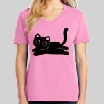 Ladies Core Cotton V Neck Tee Thumbnail