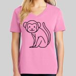 Ladies Core Cotton V Neck Tee Thumbnail