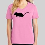 Ladies Core Cotton V Neck Tee Thumbnail