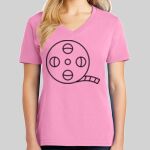 Ladies Core Cotton V Neck Tee Thumbnail