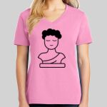 Ladies Core Cotton V Neck Tee Thumbnail