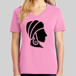 Ladies Core Cotton V Neck Tee Thumbnail