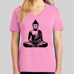 Ladies Core Cotton V Neck Tee Thumbnail