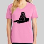 Ladies Core Cotton V Neck Tee Thumbnail