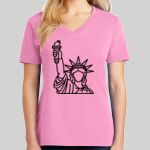 Ladies Core Cotton V Neck Tee Thumbnail