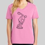 Ladies Core Cotton V Neck Tee Thumbnail