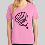 Ladies Core Cotton V Neck Tee Thumbnail