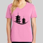 Ladies Core Cotton V Neck Tee Thumbnail