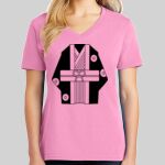 Ladies Core Cotton V Neck Tee Thumbnail