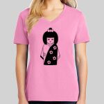 Ladies Core Cotton V Neck Tee Thumbnail