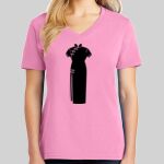 Ladies Core Cotton V Neck Tee Thumbnail