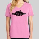 Ladies Core Cotton V Neck Tee Thumbnail