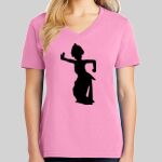 Ladies Core Cotton V Neck Tee Thumbnail