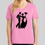 Ladies Core Cotton V Neck Tee Thumbnail