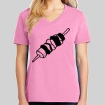 Ladies Core Cotton V Neck Tee Thumbnail
