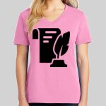 Ladies Core Cotton V Neck Tee Thumbnail