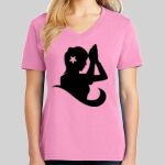 Ladies Core Cotton V Neck Tee Thumbnail