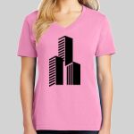 Ladies Core Cotton V Neck Tee Thumbnail