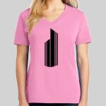 Ladies Core Cotton V Neck Tee Thumbnail