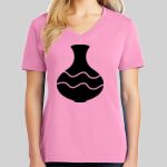 Ladies Core Cotton V Neck Tee Thumbnail