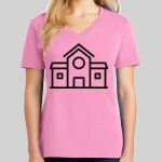 Ladies Core Cotton V Neck Tee Thumbnail