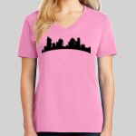 Ladies Core Cotton V Neck Tee Thumbnail