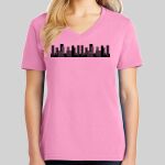 Ladies Core Cotton V Neck Tee Thumbnail