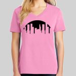 Ladies Core Cotton V Neck Tee Thumbnail