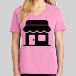 Ladies Core Cotton V Neck Tee Thumbnail