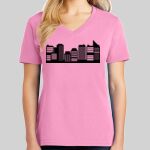 Ladies Core Cotton V Neck Tee Thumbnail