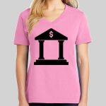 Ladies Core Cotton V Neck Tee Thumbnail