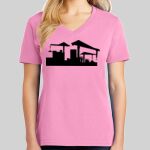 Ladies Core Cotton V Neck Tee Thumbnail