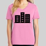 Ladies Core Cotton V Neck Tee Thumbnail