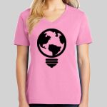 Ladies Core Cotton V Neck Tee Thumbnail