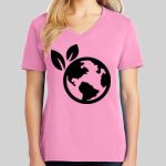 Ladies Core Cotton V Neck Tee Thumbnail