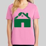 Ladies Core Cotton V Neck Tee Thumbnail