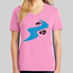 Ladies Core Cotton V Neck Tee Thumbnail