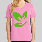 Ladies Core Cotton V Neck Tee Thumbnail